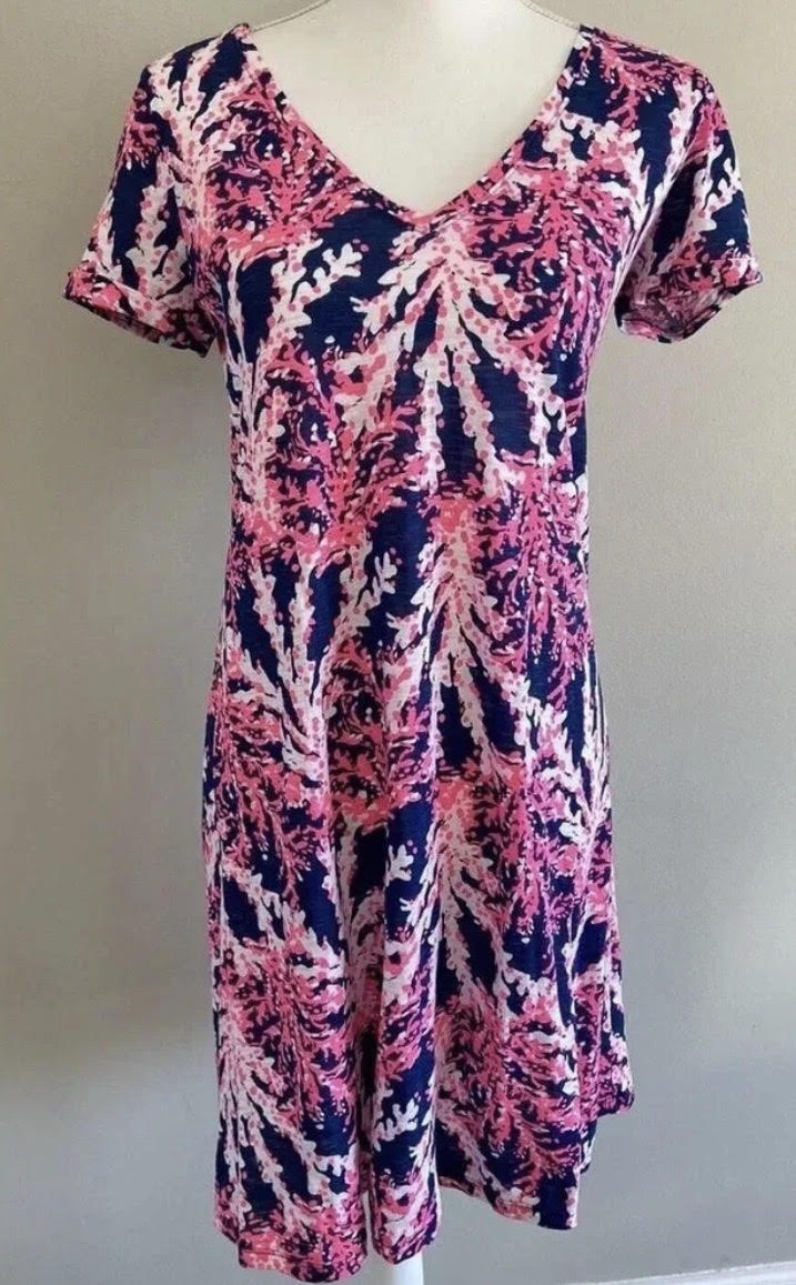 Lilly Pulitzer Jessica Short Sleeve Dress - Size XL
