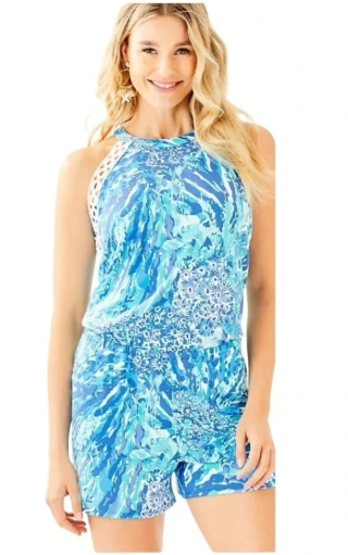 Lilly Pulitzer Lala Romper - Size Large