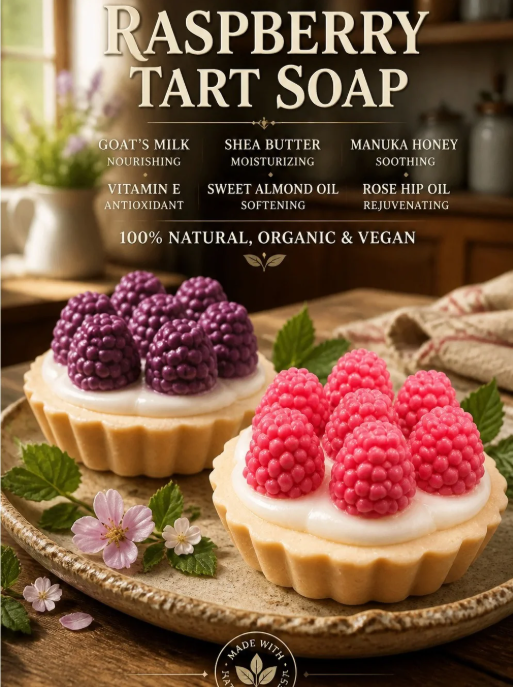 Raspberry Tart Goat's Milk Soap